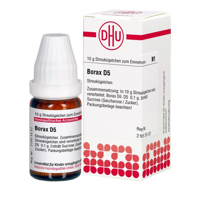 Borax D5 DHU Globuli, 10 g Globules