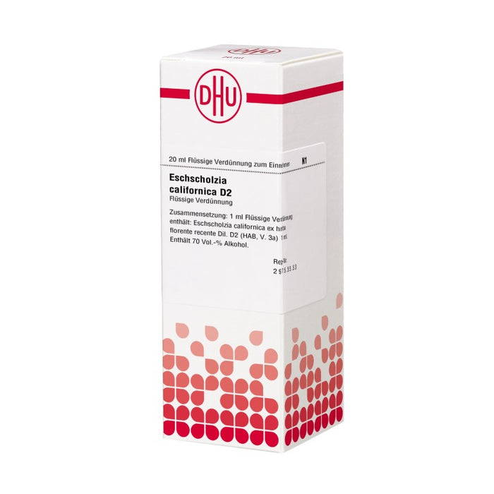 Eschscholzia californica D2 DHU Dilution, 20 ml Solution