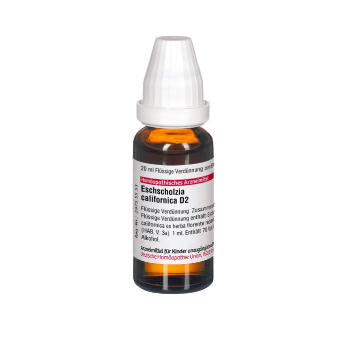 Eschscholzia californica D2 DHU Dilution, 20 ml Solution