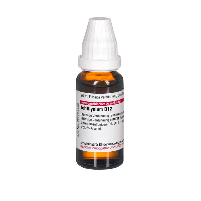 Ichthyolum D12 DHU Dilution, 20 ml Solution