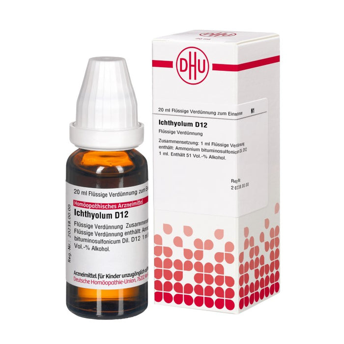 Ichthyolum D12 DHU Dilution, 20 ml Solution