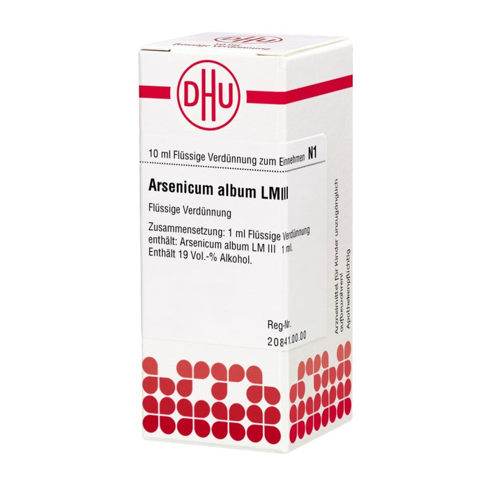 Arsenicum album LM III DHU Dilution, 10 ml Solution