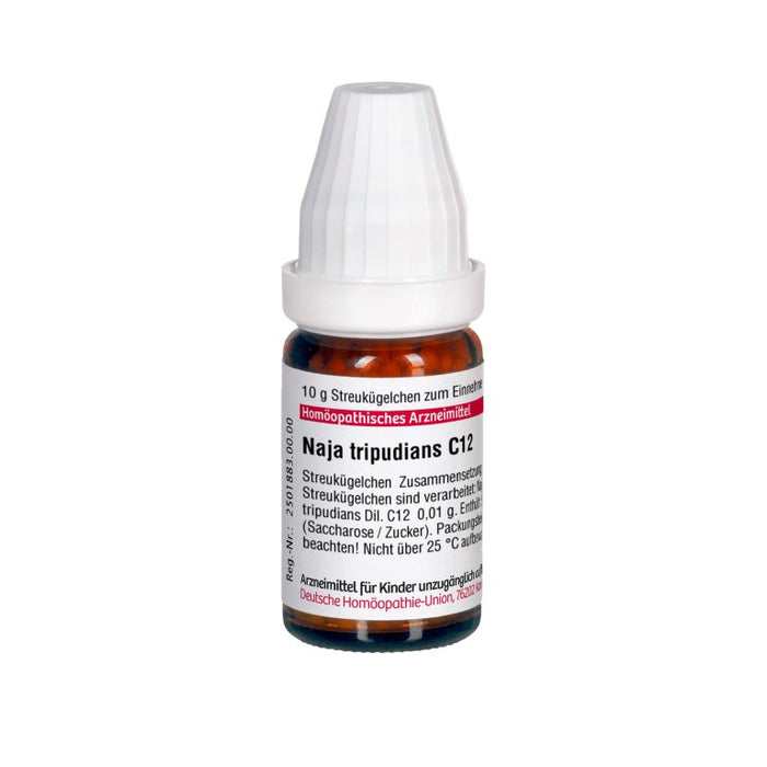 Naja tripudians C12 DHU Globuli, 10 g Globules