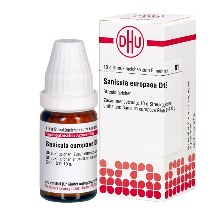 Sanicula europaea D12 DHU Globuli, 10 g Globules