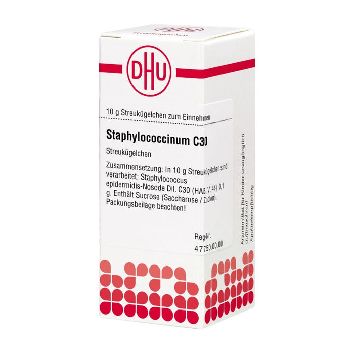 Staphylococcinum C30 DHU Globuli, 10 g Globules