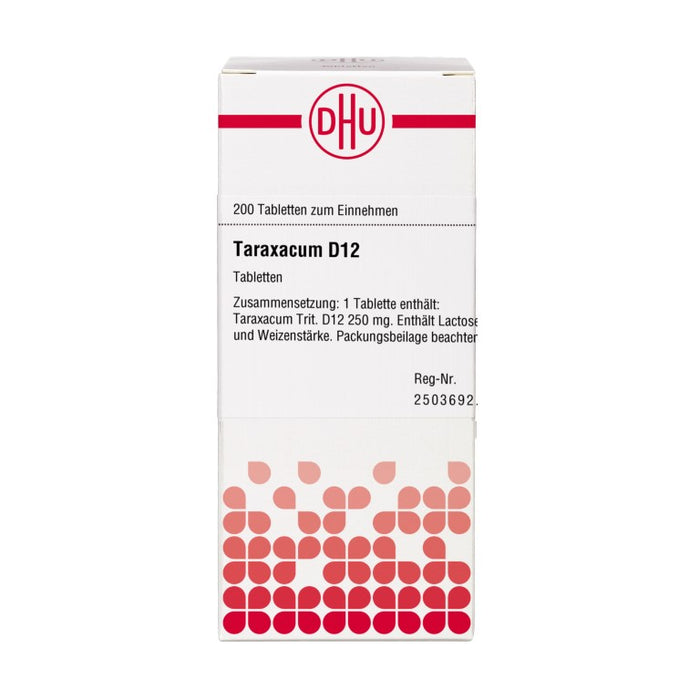 DHU Taraxacum D12 Tabletten, 200 St. Tabletten