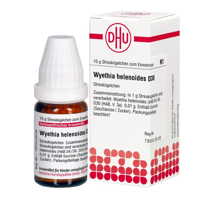 Wyethia helenioides D30 DHU Globuli, 10 g Globules
