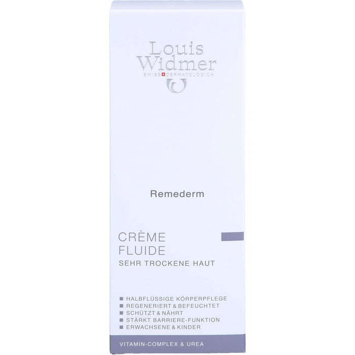 Louis Widmer Remederm Creme Fluide leicht parfümiert, 200 ml Lösung