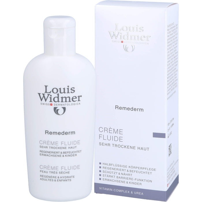 Louis Widmer Remederm Creme Fluide leicht parfümiert, 200 ml Solution