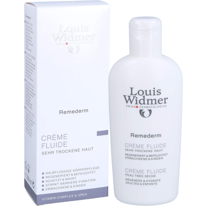 Louis Widmer Remederm Creme Fluide leicht parfümiert, 200 ml Solution