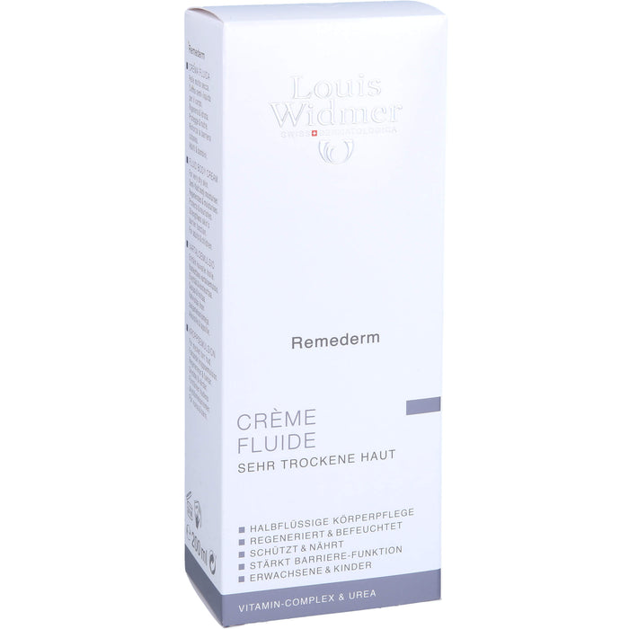 Louis Widmer Remederm Creme Fluide leicht parfümiert, 200 ml Solution