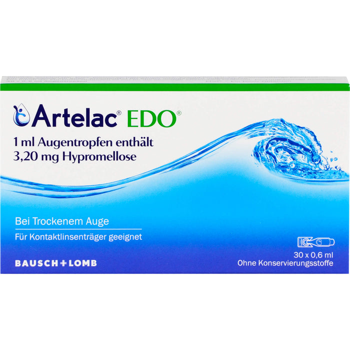 Artelac Augentropfen EDO, 30 pc Pipettes à dose unique