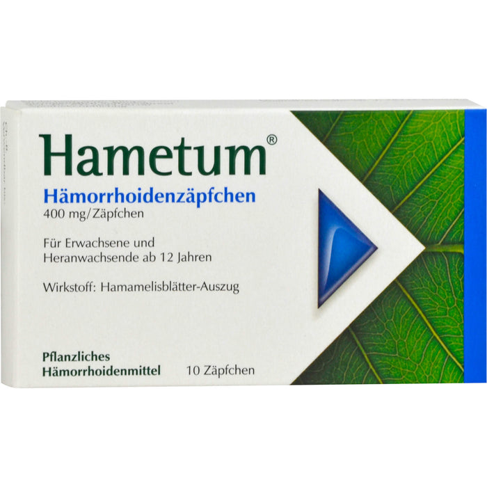 Hametum Hämorrhoidenzäpfchen, 10.0 St. Zäpfchen