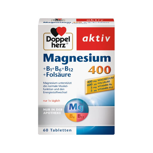 Doppelherz Magnesium 400mg, 60 St TAB