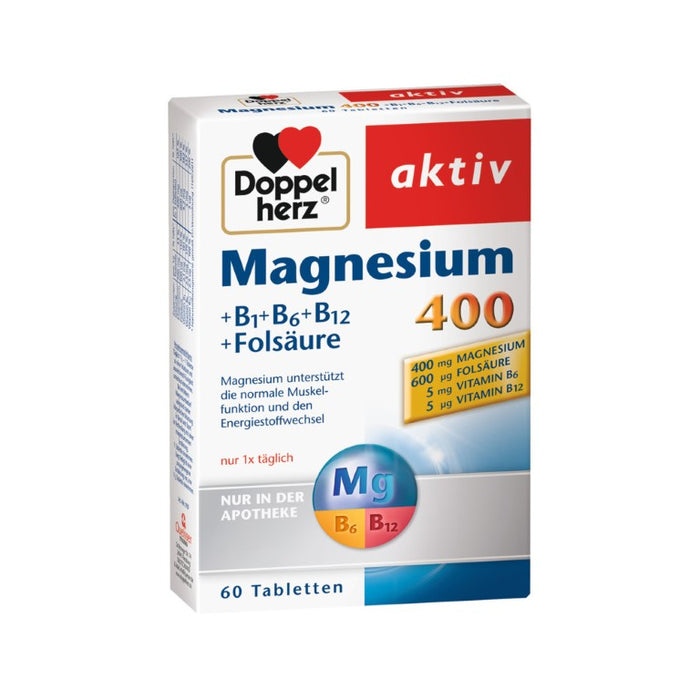 Doppelherz Magnesium 400mg, 60 St TAB