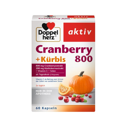 Doppelherz Cranberry + Kürbis, 60 St KAP