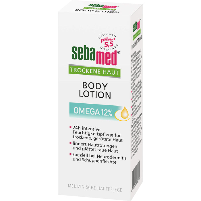 sebamed Trockene Haut Omega 12% Body Lotion, 200 ml Lotion