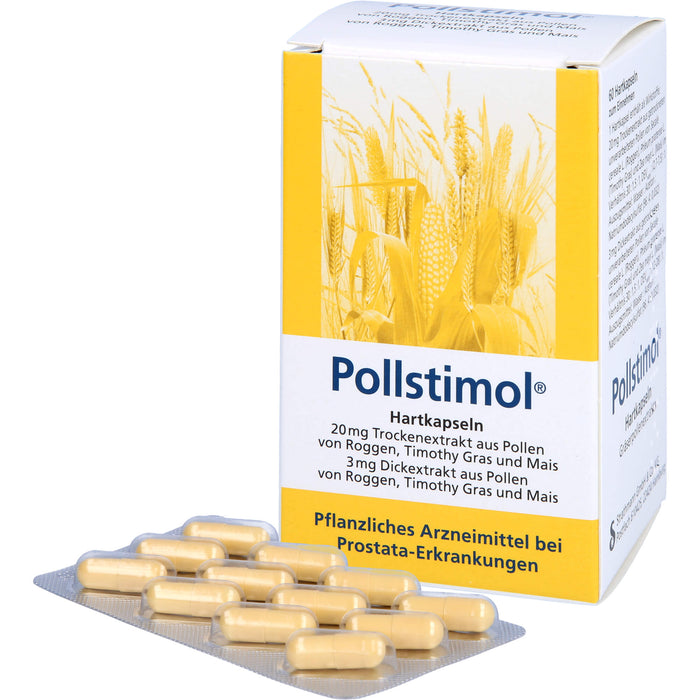 Pollstimol Hartkapseln bei Prostata-Erkrankungen, 60 pcs. Capsules