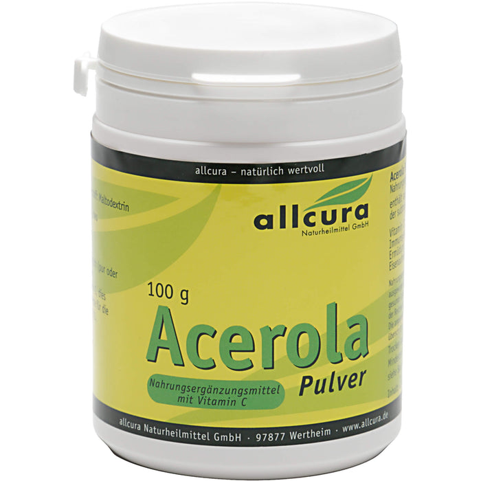 Allcura Acerola Pulver, 100 g Powder