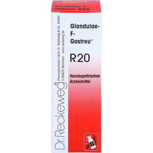 Dr. Reckeweg Glandulae-F-Gastreu R20 Mischung, 22 ml Lösung