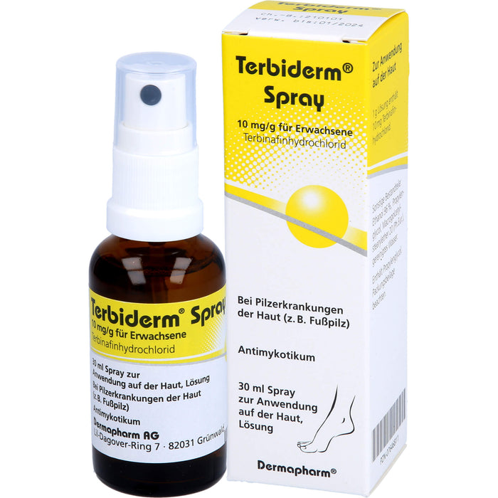 Terbiderm  Spray, 10 mg/g für Erwachsene, 30 ml Solution