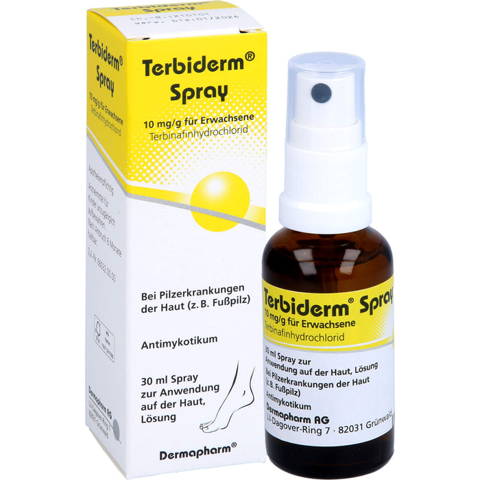Terbiderm  Spray, 10 mg/g für Erwachsene, 30 ml Solution