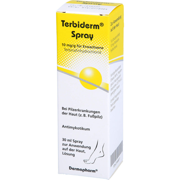Terbiderm  Spray, 10 mg/g für Erwachsene, 30 ml Solution