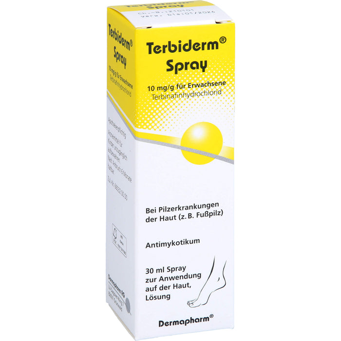 Terbiderm  Spray, 10 mg/g für Erwachsene, 30 ml Solution