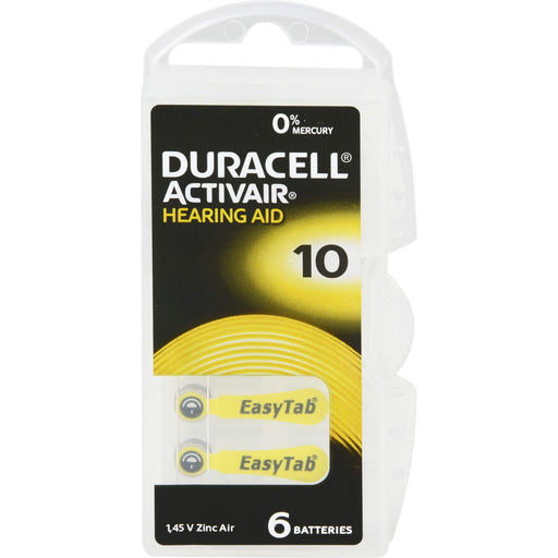 Batterie für Hörgeräte Duracell 10, 6 St 