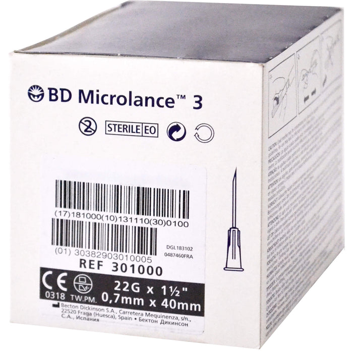 BD MICROL 22G 11/2 Sonderkanuele, 100 St KAN