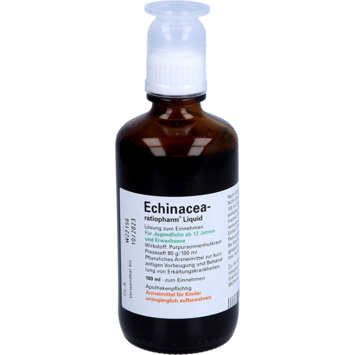 Echinacea-ratiopharm Liquid pflanzliches Immunstimulanz, 100 ml Solution