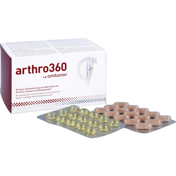 Amitamin Arthro 360 Kapseln für gesunde Gelenke Bänder und Knochen, 120 pcs. Capsules