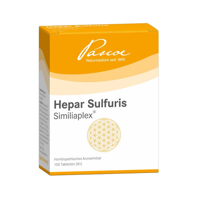 Pascoe Hepar Sulfuris Similiaplex Tabletten, 100 St. Tabletten