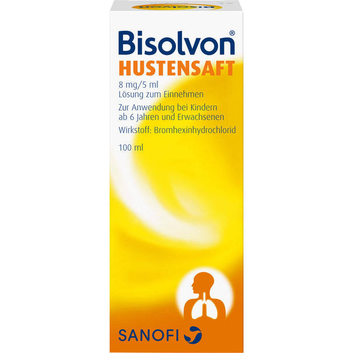 Bisolvon Hustensaft, 8 mg/5 ml, 100 ml Solution