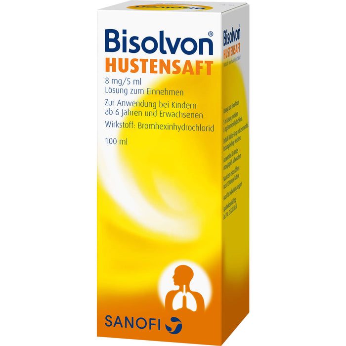 Bisolvon  Hustensaft, 8 mg/5 ml, 100 ml Solution
