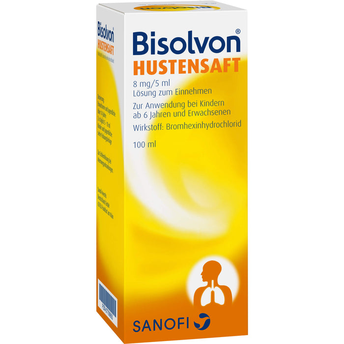 Bisolvon® Hustensaft, 8 mg/5 ml, 100 ml Solution