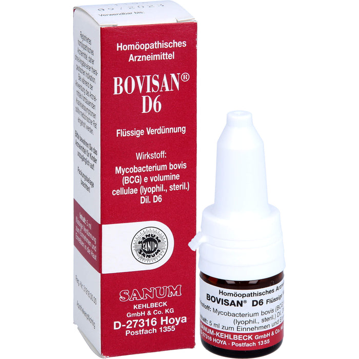 SANUM-KEHLBECK Bovisan D6 flüssige Verdünnung, 5 ml Lösung