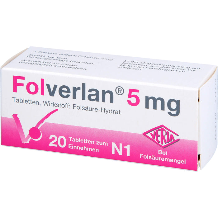 Folverlan 5mg Tbl., 20 St TAB