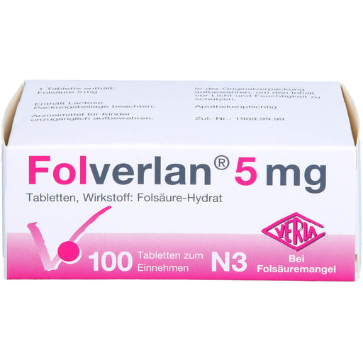 Folverlan 5 mg Tabletten, 100 St. Tabletten