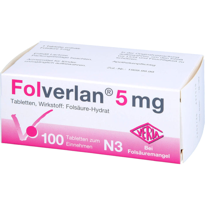 Folverlan 5 mg Tabletten, 100 pc Tablettes