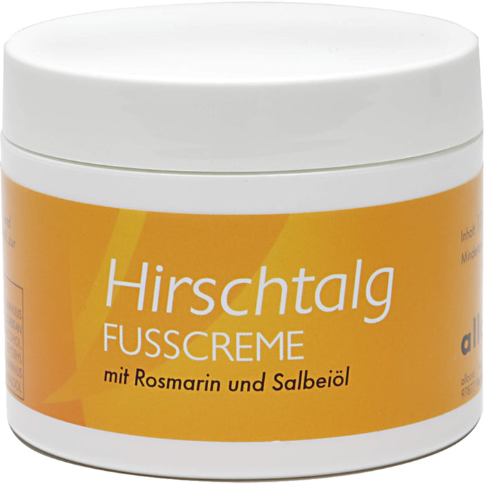 Allcura Hirschtalg Fusscreme mit Rosmarin und Salbeiöl, 100 ml Crème