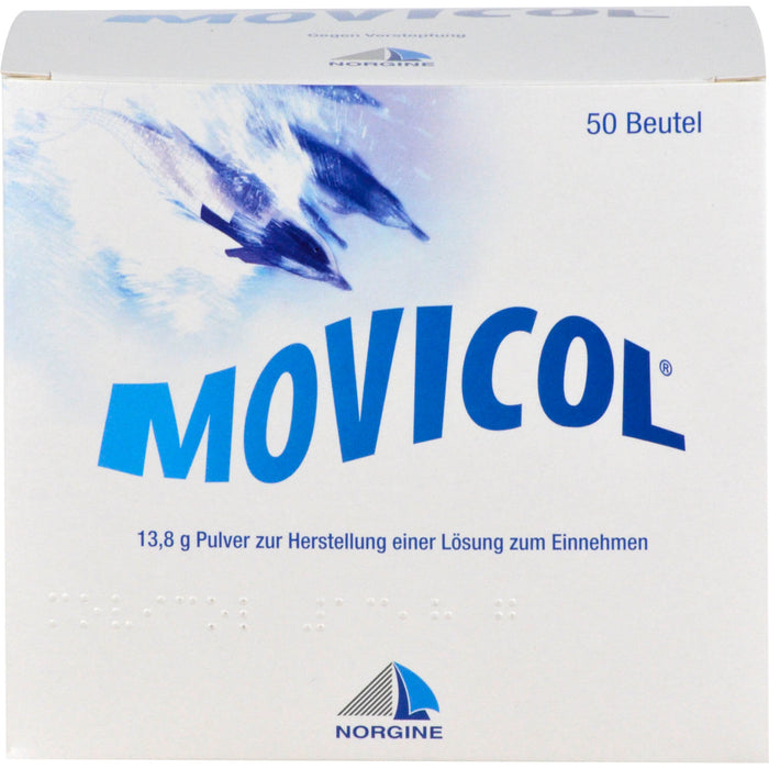 MOVICOL, Pulver zur Herstellung einer Lösung zum Einnehmen gegen Verstopfung, 50 pcs. Sachets