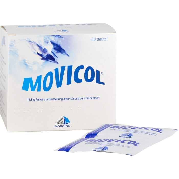 MOVICOL, Pulver zur Herstellung einer Lösung zum Einnehmen gegen Verstopfung, 50 pcs. Sachets