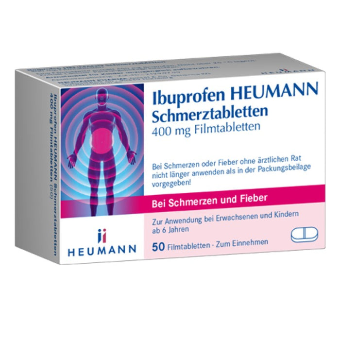 Ibuprofen Heumann Schmerztabletten, 50.0 St. Tabletten