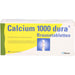 Calcium 1000 dura Brausetabletten zur Vorbeugung von Calcium-Mangel und zur unterstützenden Behandlung bei Osteoporose, 40 St. Tabletten