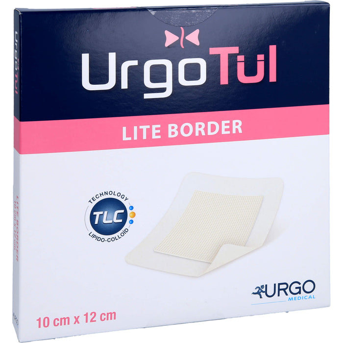 Urgotül Lite Border, Lipidokolloid-Wundauflage mit Haftrand, 10 St VER