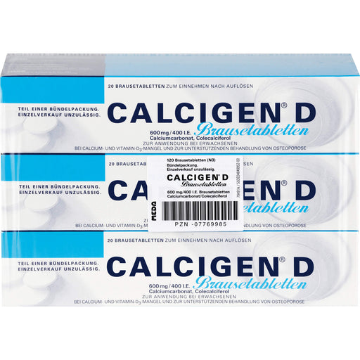 CALCIGEN D Brausetabletten, 120 St. Tabletten