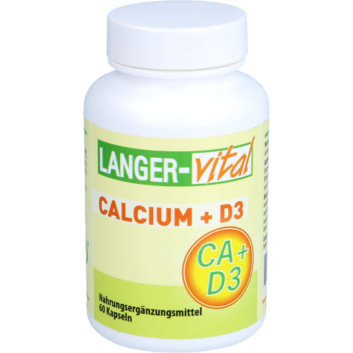 LANGER-vital Calcium + D3 Kapseln, 60 St. Kapseln
