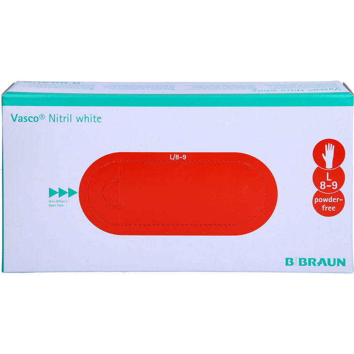 VASCO NITRIL WHITE UH L, 100 St HAS