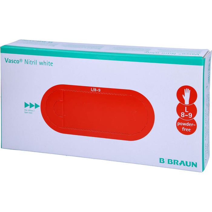 VASCO NITRIL WHITE UH L, 100 St HAS